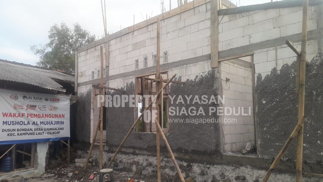 Proses Pembangunan Mushola Al Muhajirin di Dusun Bondan, Desa Ujungalang, Cilacap