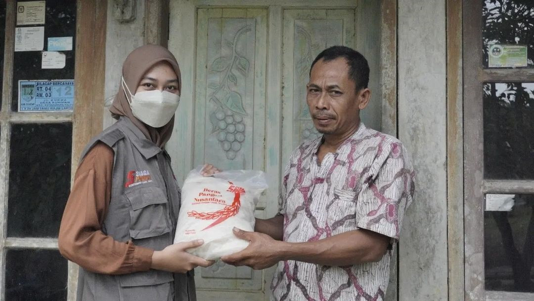 Beras Pangan Nusantara Untuk Lansia Dhuafa di Kab. Cilacap