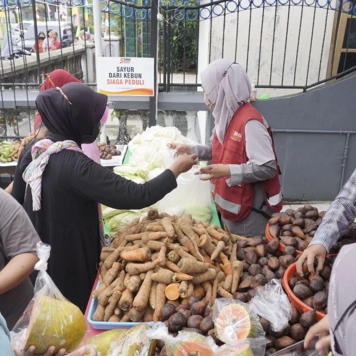 Siaga Peduli Berbagi Sayur Gratis Menjelang Puasa