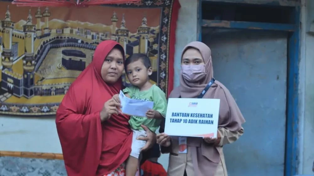 Bantuan Bulanan Untuk Pendampingi Pengobatan Adik Raihan