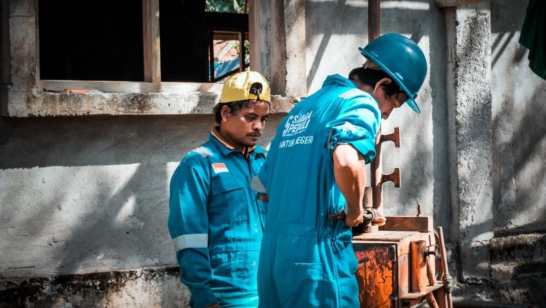 Proses Pengeboran Sumur Bor di Masjid Al Hidayah, Kec. Kesugihan, Kab. Cilacap