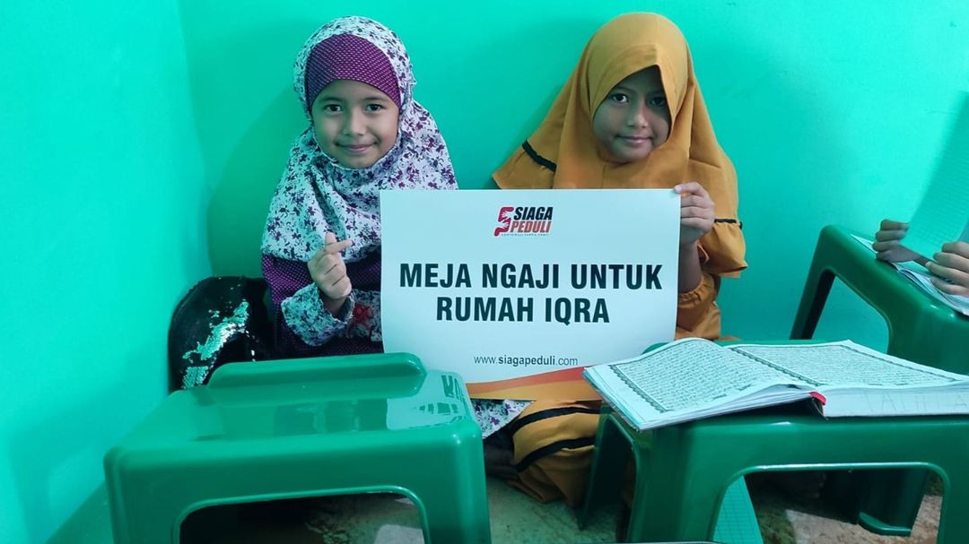 Meja Ngaji Untuk Santri Rumah Iqra Jakarta Selatan