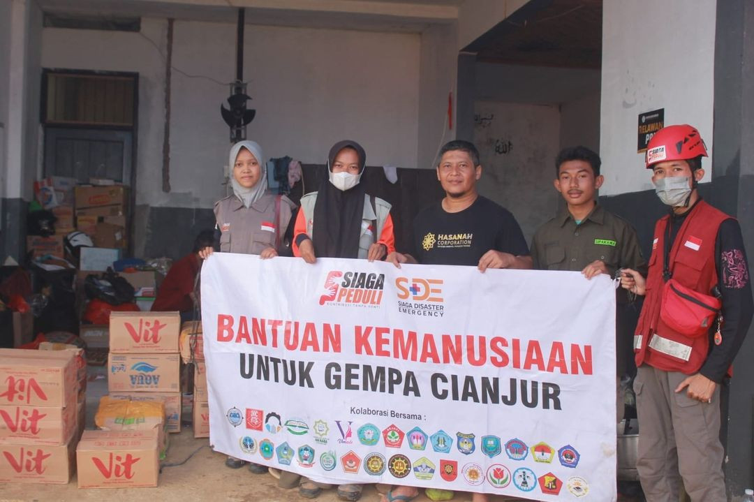 Siaga Peduli Salurkan Bantuan Logistik Untuk Support DU di Kampung Sindang, Cianjur