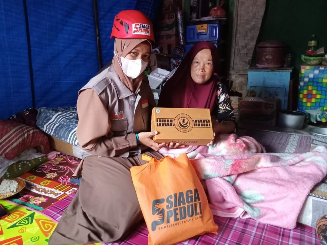 Siaga Peduli Bersama Luthi Berkolaborasi Mendistribusikan Bantuan Logistik Untuk Para Penyintas Cianjur