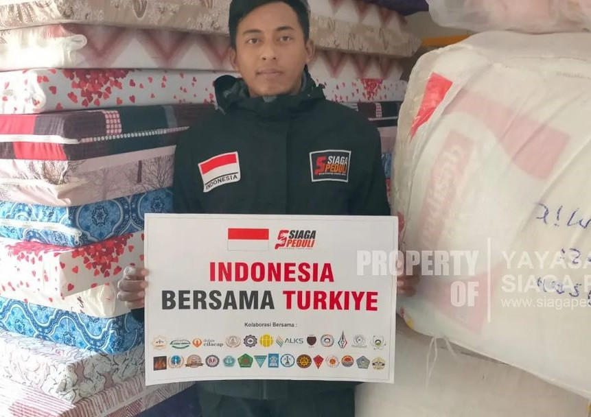 Siaga Peduli Salurkan Kasur dan Selimut Untuk Para Penyintas Gempa Turkiye