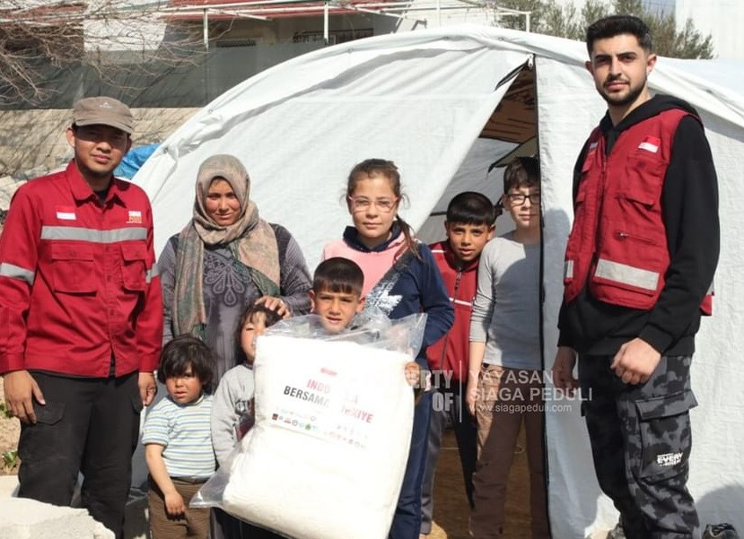 Siaga Peduli Kirimkan Bantuan Untuk Wilayah Kumlu dan Antakya, Hatay, Turkiye