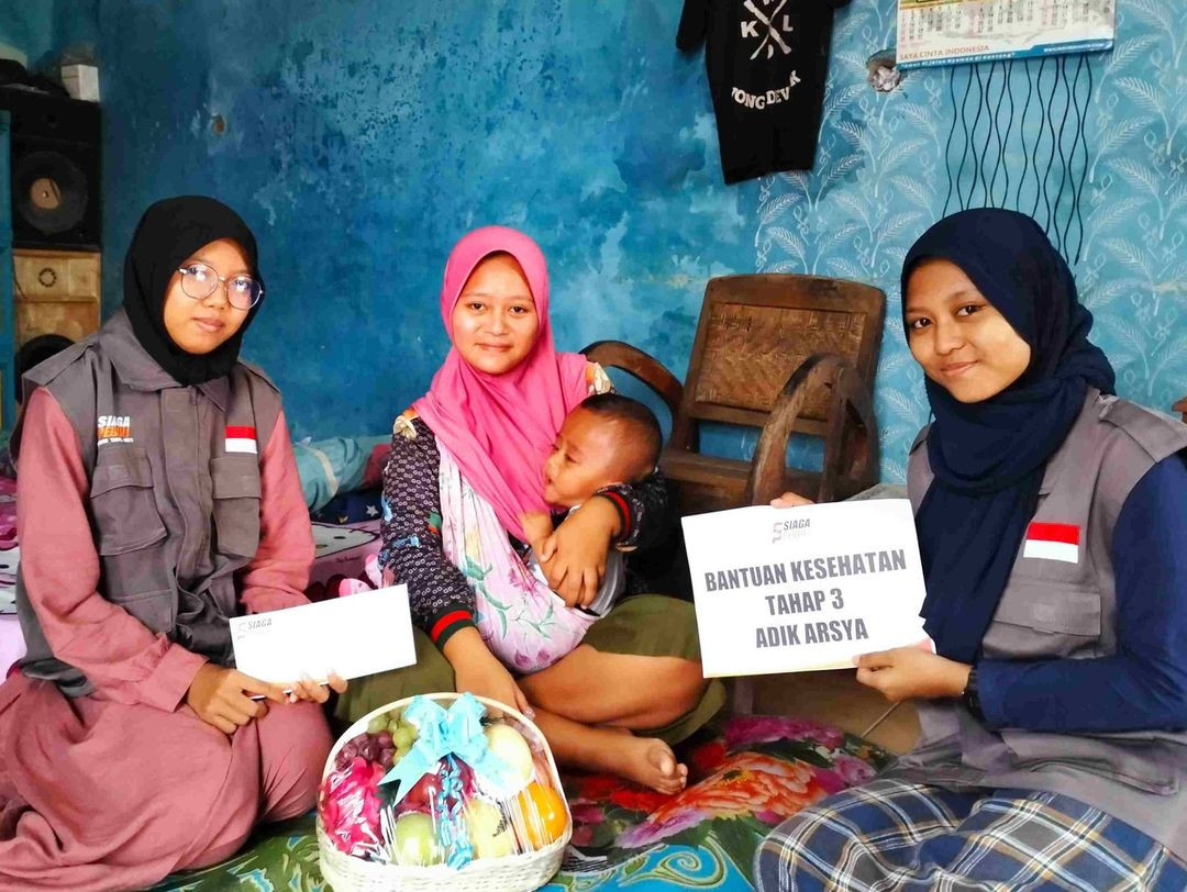 Siaga Peduli Kirimkan Bantuan Kesehatan Tahap 3 Untuk Adik Arsya Penderita Hidrosefalus