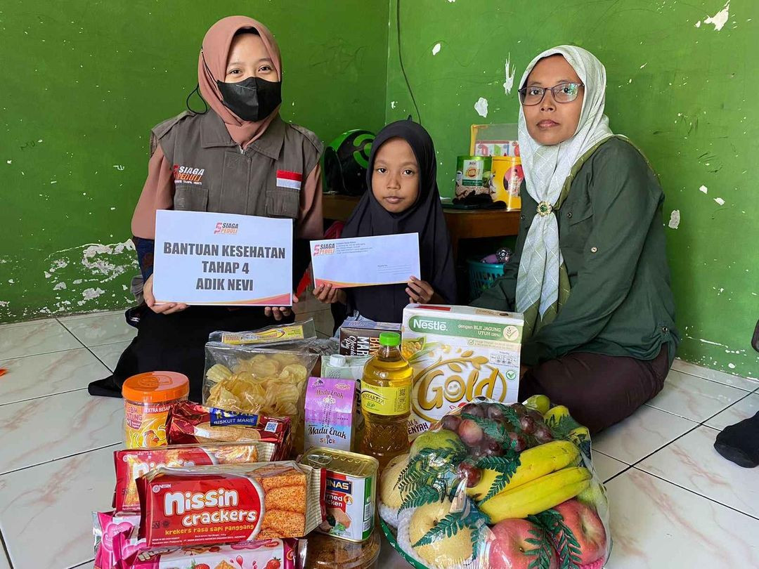 Siaga Peduli Salurkan Bantuan Kesehatan Untuk Adik Nevi Penderita Jantung Bocor
