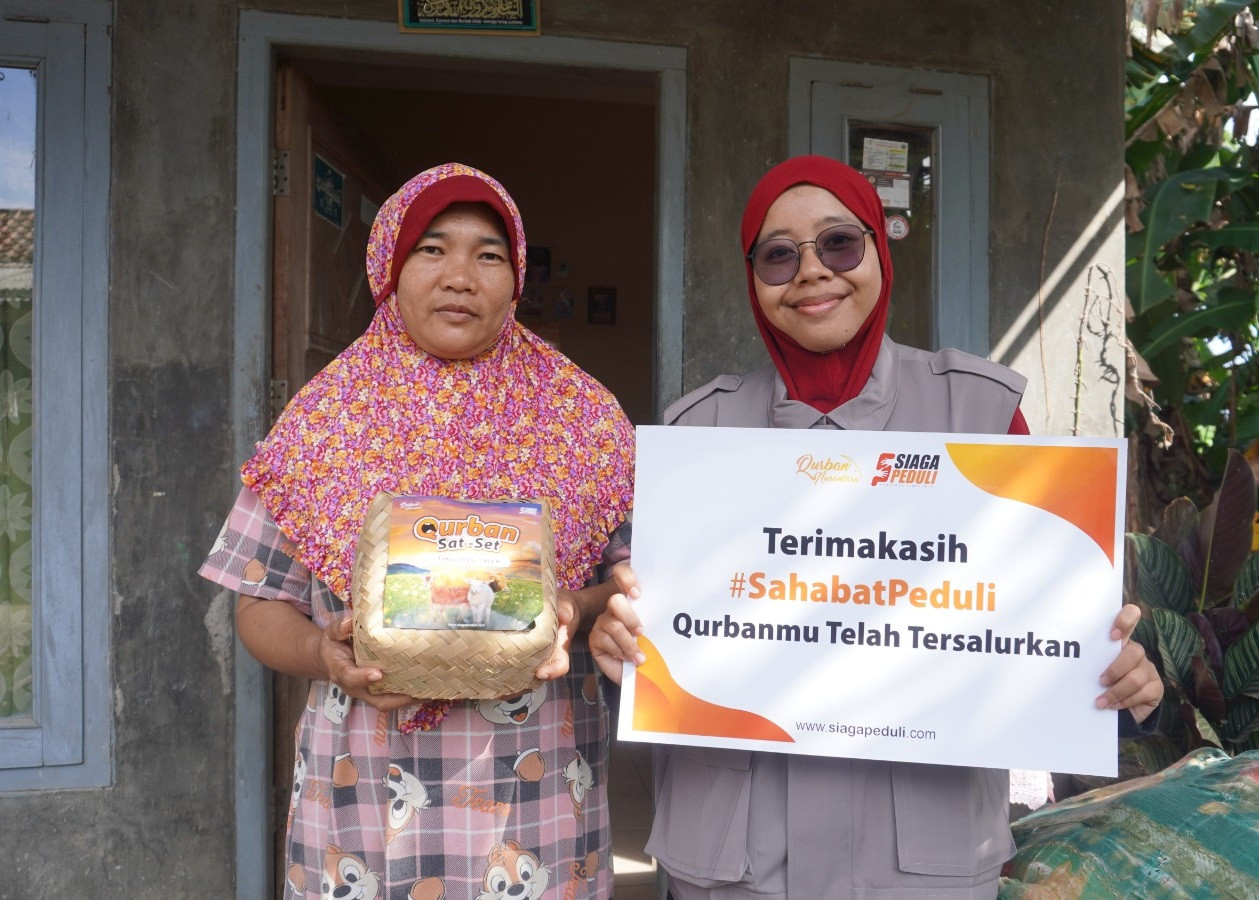 Qurbanmu Telah Tersalurkan Untuk Lansia Dhuafa, Keluarga Pra Sejahtera di Wilayah Cilacap