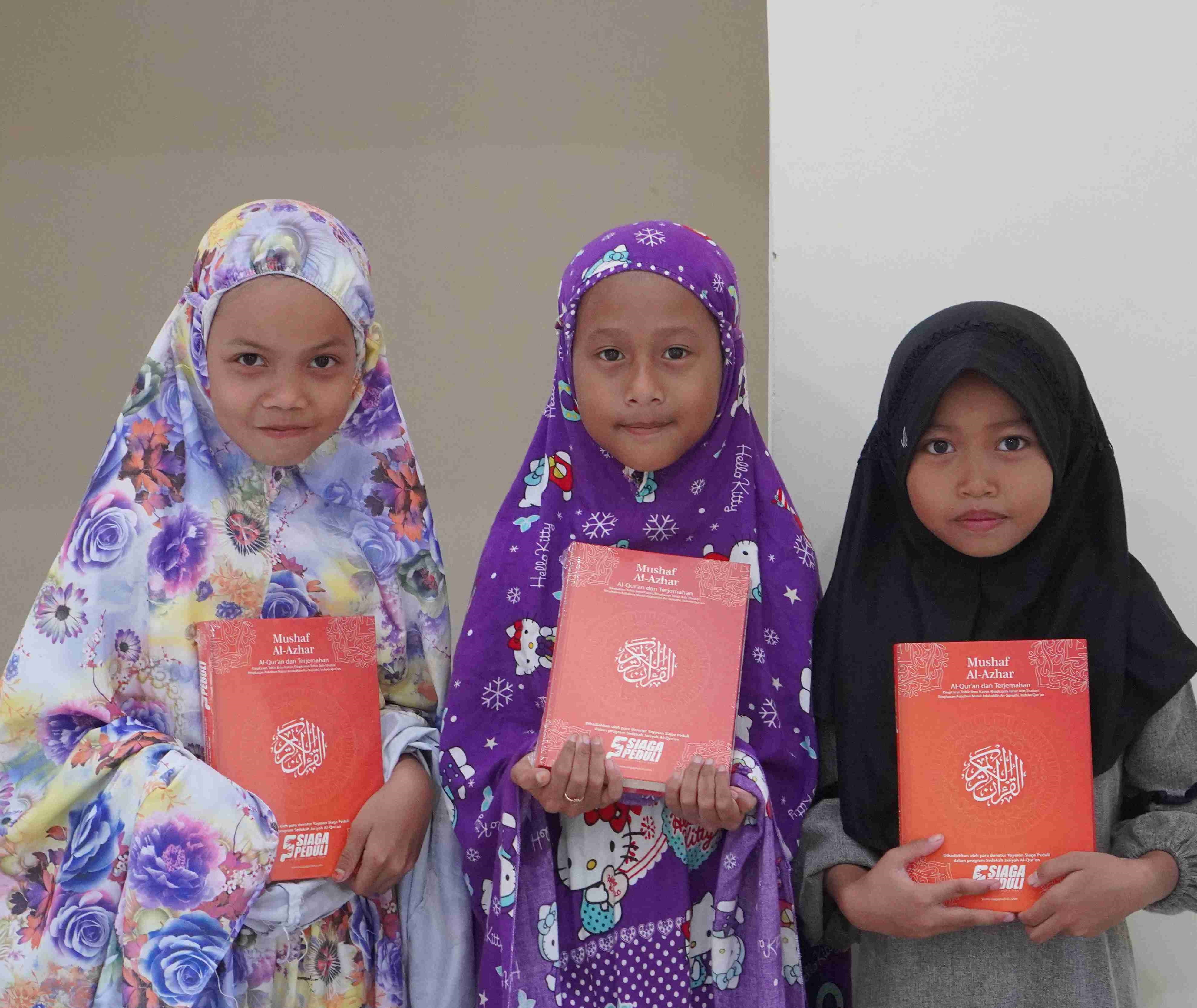 Siaga Peduli Kembali Salurkan Al Qur'an Untuk Santri Mushola Nurul Iman, Cilacap