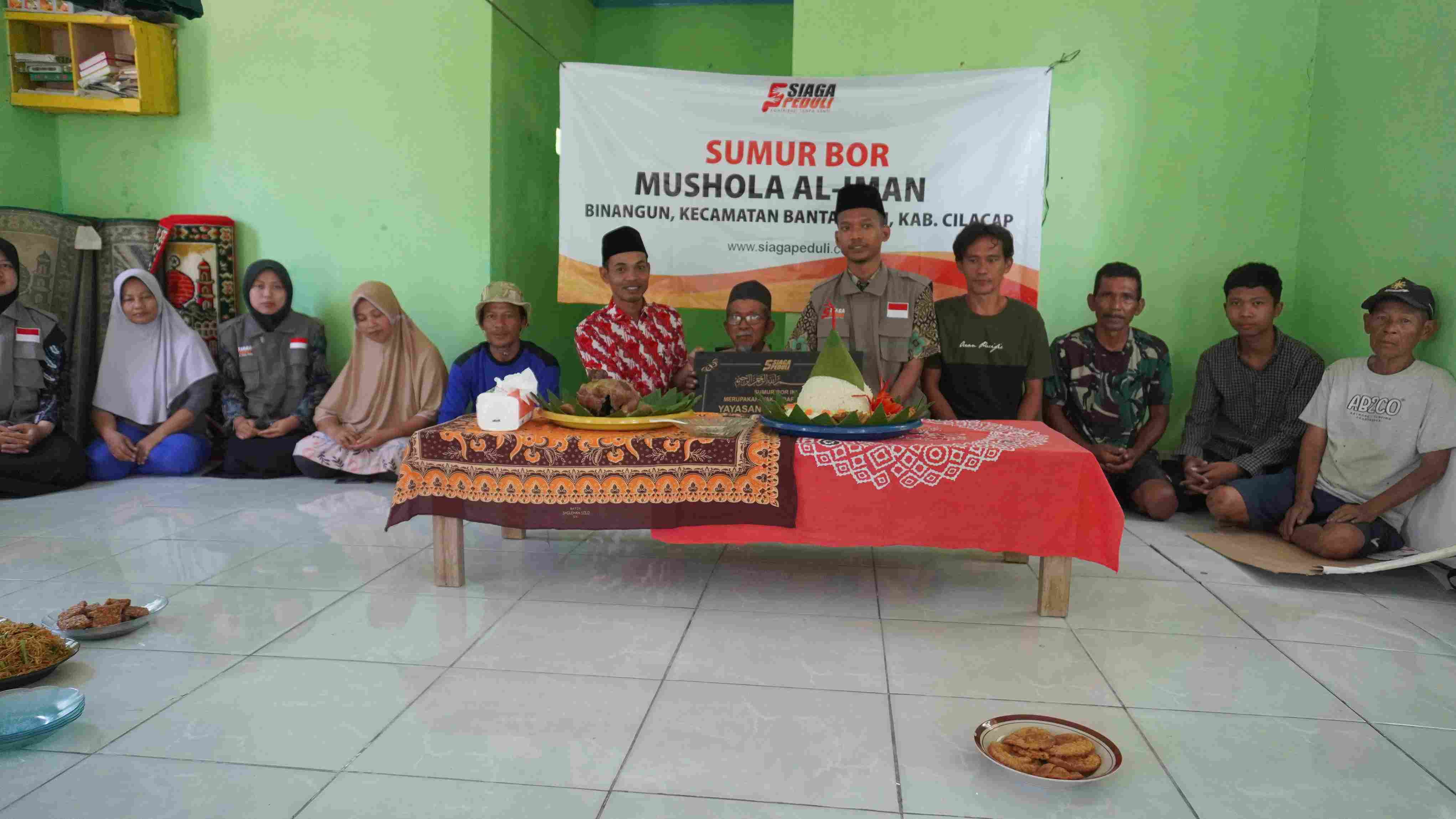 Peresmian dan Serah Terima Pembangunan Sumur Bor Mushola Al Iman, Kec.Bantarsari, Kab Cilacap