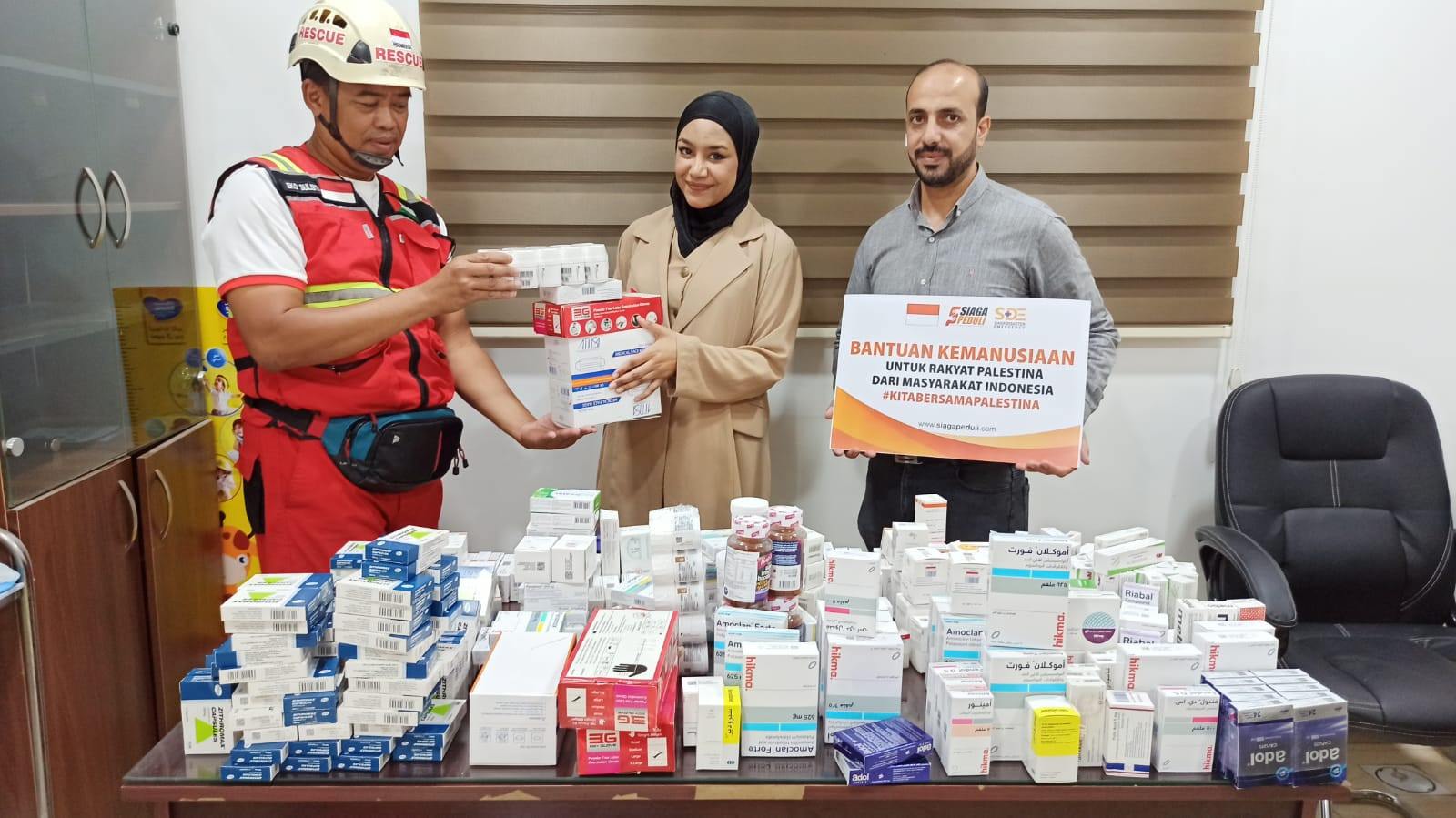 Stok Obat-obatan Mulai Menipis, Siaga Peduli Kirimkan Bantuan Kemanusiaan Untuk Palestina dari Rakyat Indonesia