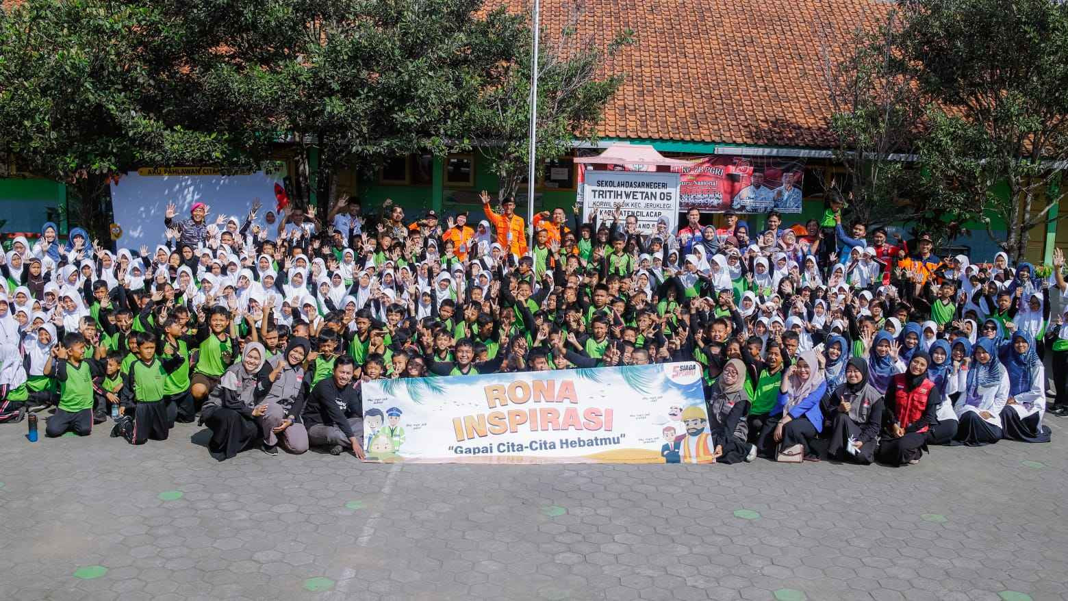 Siaga Peduli Melaksanakan Kegiatan Rona Ispirasi di SD N Tritih Wetan 05 Jeruklegi