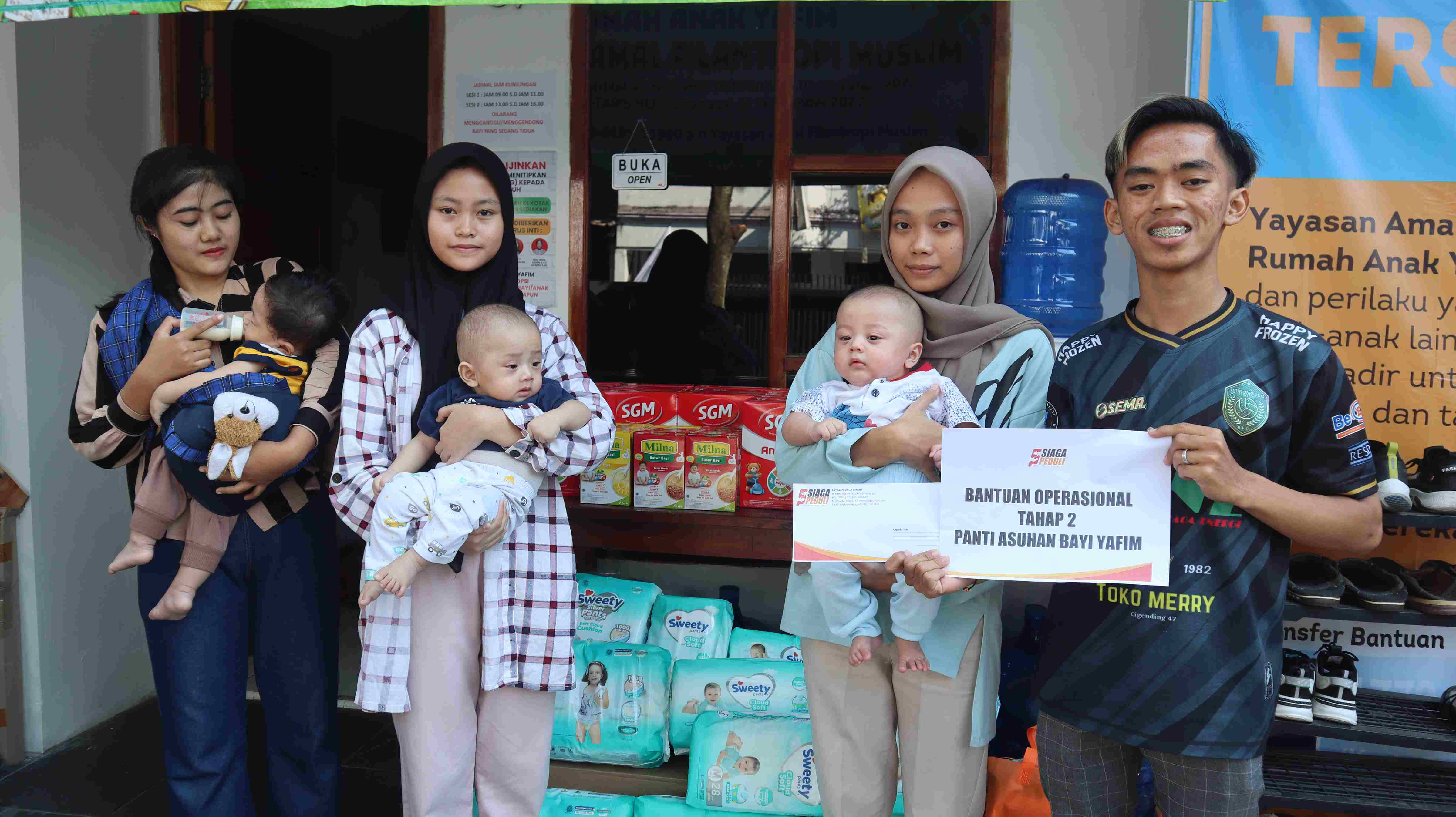 Siaga Peduli Kirimkan Bantuan Tahap 2 Untuk Panti Asuhan Bayi Yafim Bandung.
