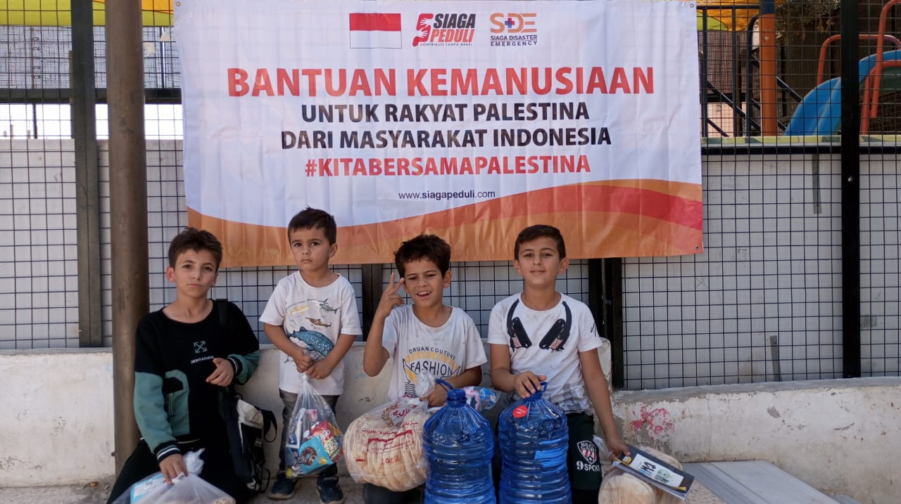 Siaga Peduli Kirimkan Bantuan Kemanusiaan Untuk Saudara-Saudara di Palestina