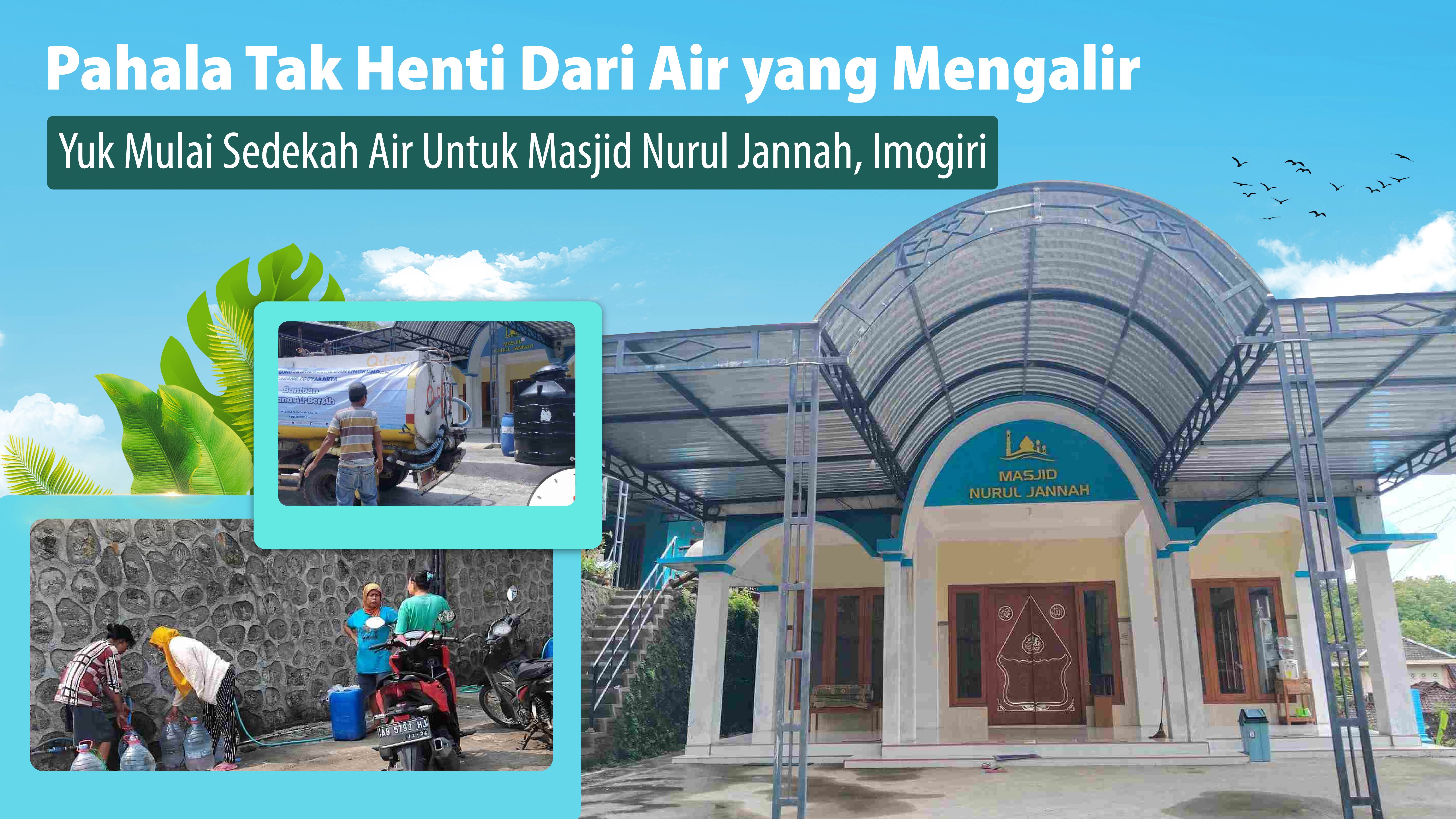 Sedekah Air Untuk Masjid Nurul Jannah dan Masyarakat imogiri