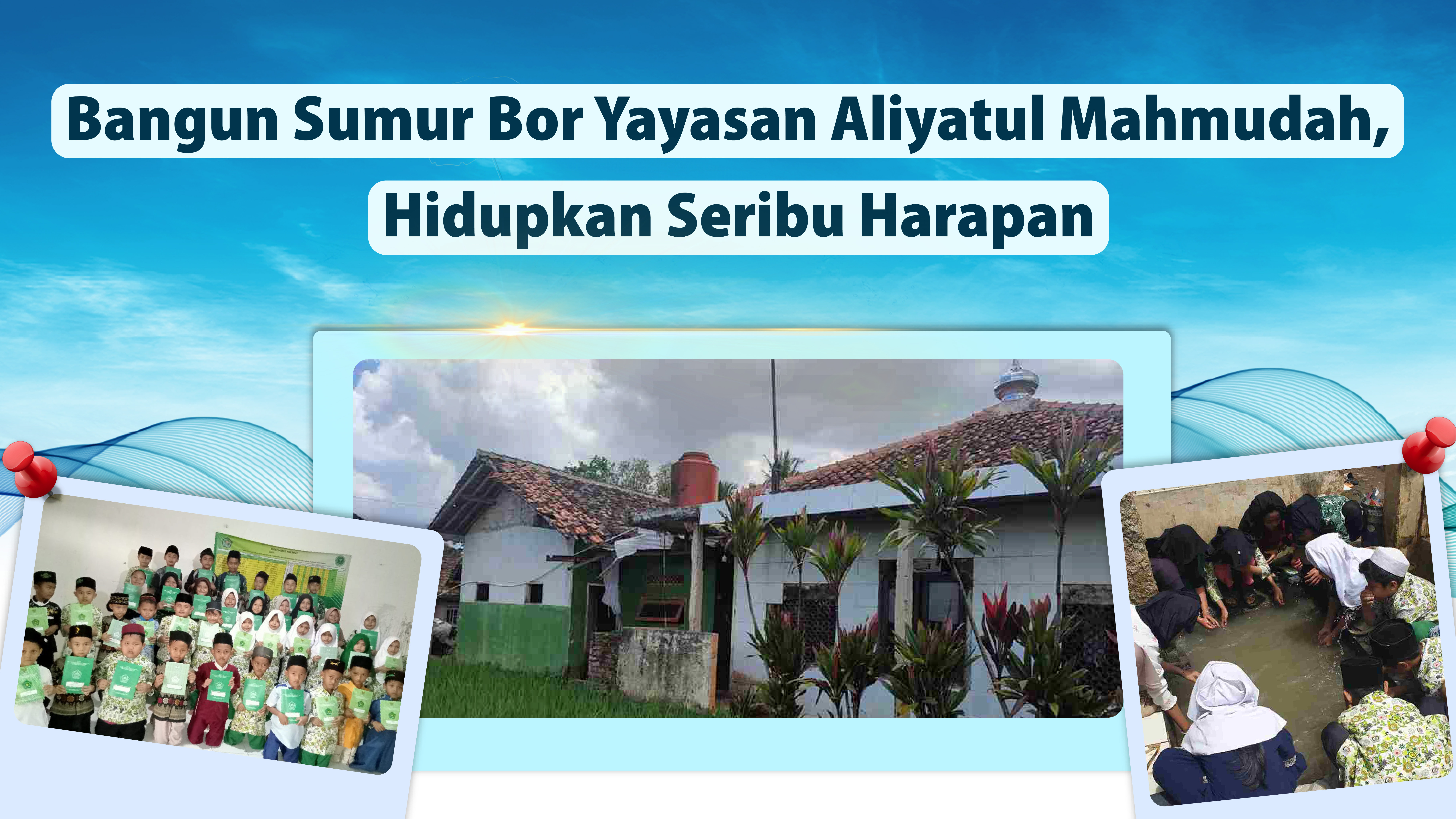 Bantu Yayasan Aliyatul Mahmudah Cianjur Mendapatkan Air Bersih